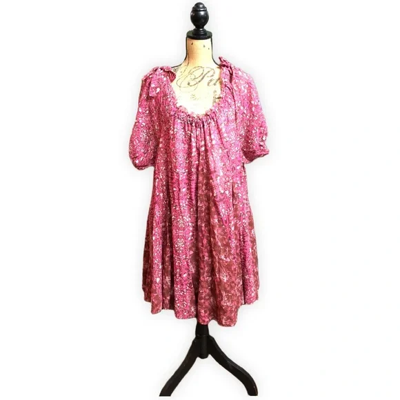 FREE PEOPLE Jet Set Mini Dress Pink XS - Picture 5 of 10